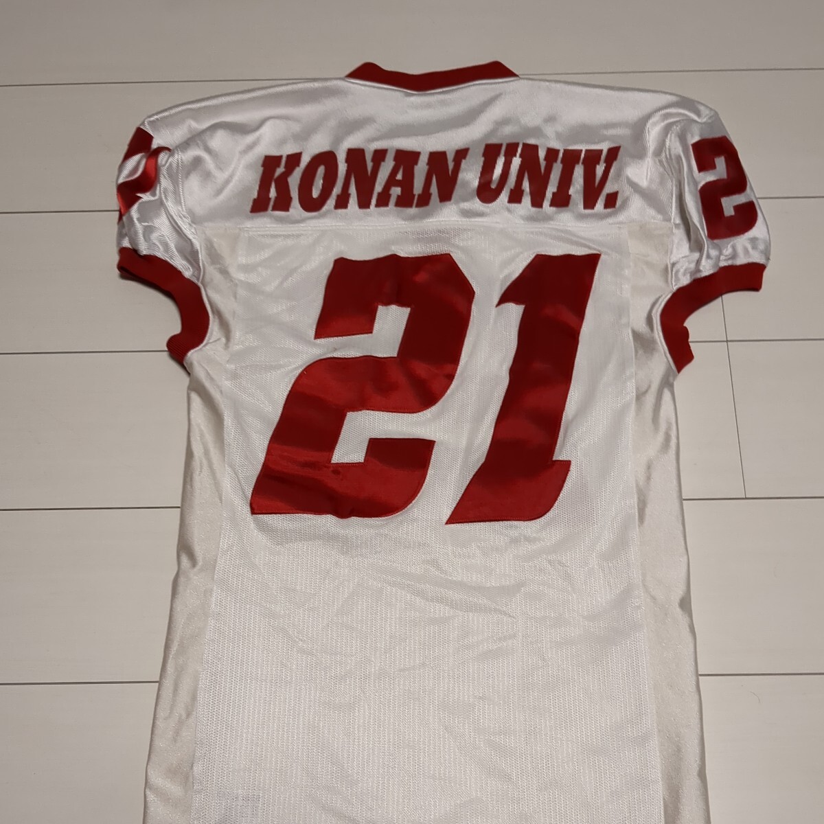 非売品】甲南大学アメフト部REDGANG選手支給ユニフォーム #21 SS 非売品】甲南大学アメフト部REDGANG選手支給ユニフォーム #21 SS