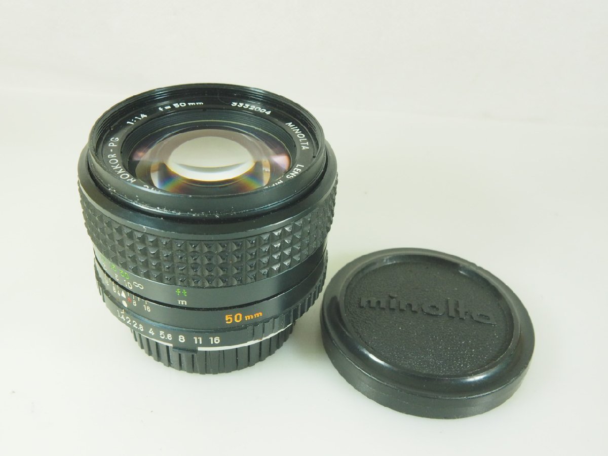 B402292☆☆良品★ミノルタ MC ROKKOR-PG 50mm F1.4_画像1