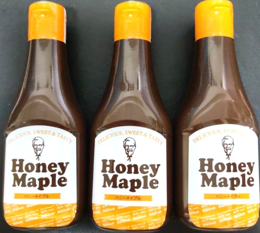 3 pcs set ticket Tackey honey Maple bee molasses maple syrup honey Maple bee mitsuKFC coupon ..