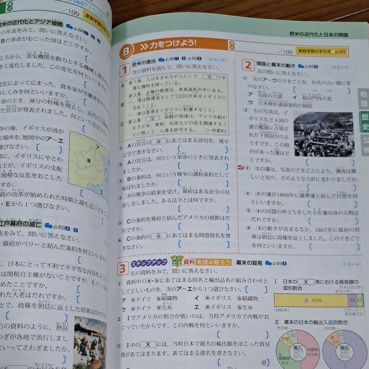 整理と対策　社会　明治図書　中学生