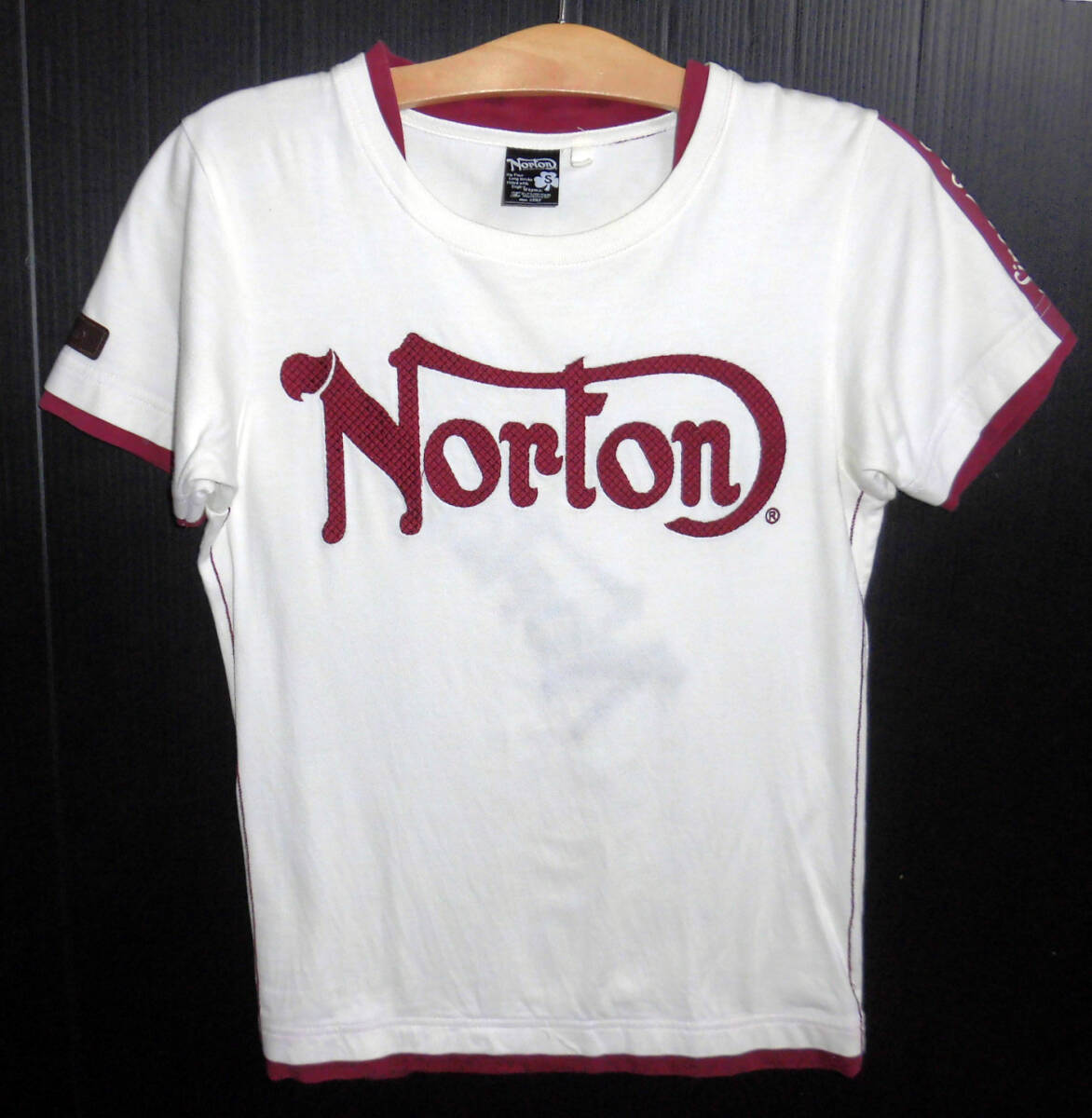 β NORTON ノートン ロゴ刺繍 Ｔシャツ Sサイズ