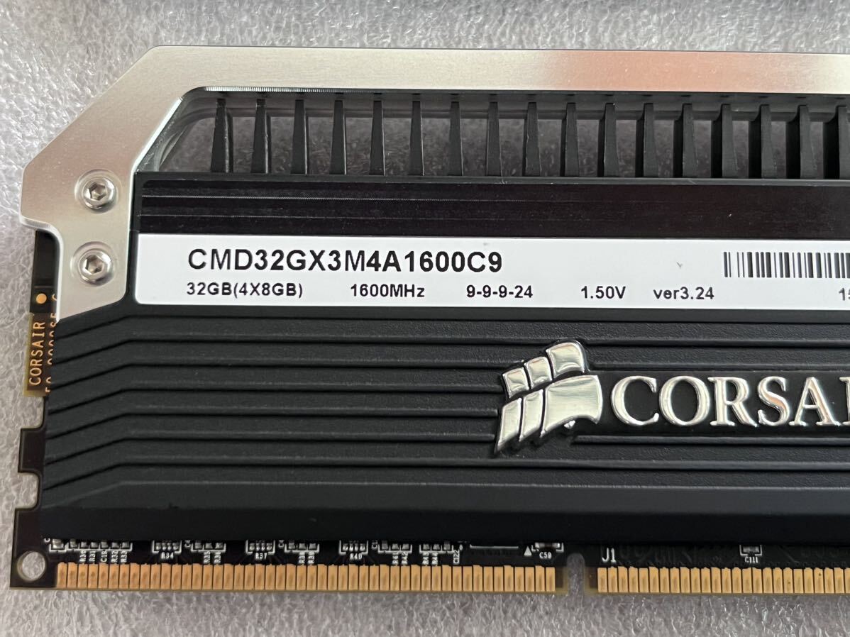 CORSAIR DOMINATOR PLATINUMDDR3-1600MHz 16GB (8GB×2枚) CMD32GX3M4A1600C9_画像2