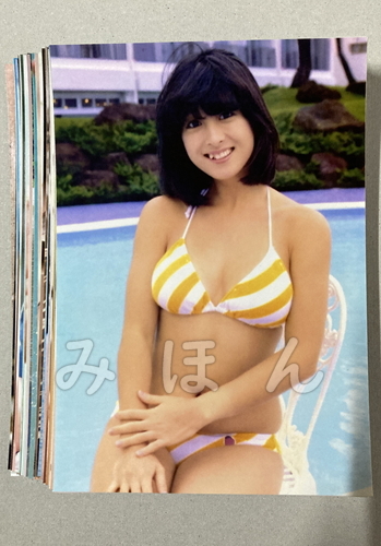 ☆　河合奈保子　C　昭和アイドル　L判　写真　50枚セット_画像5