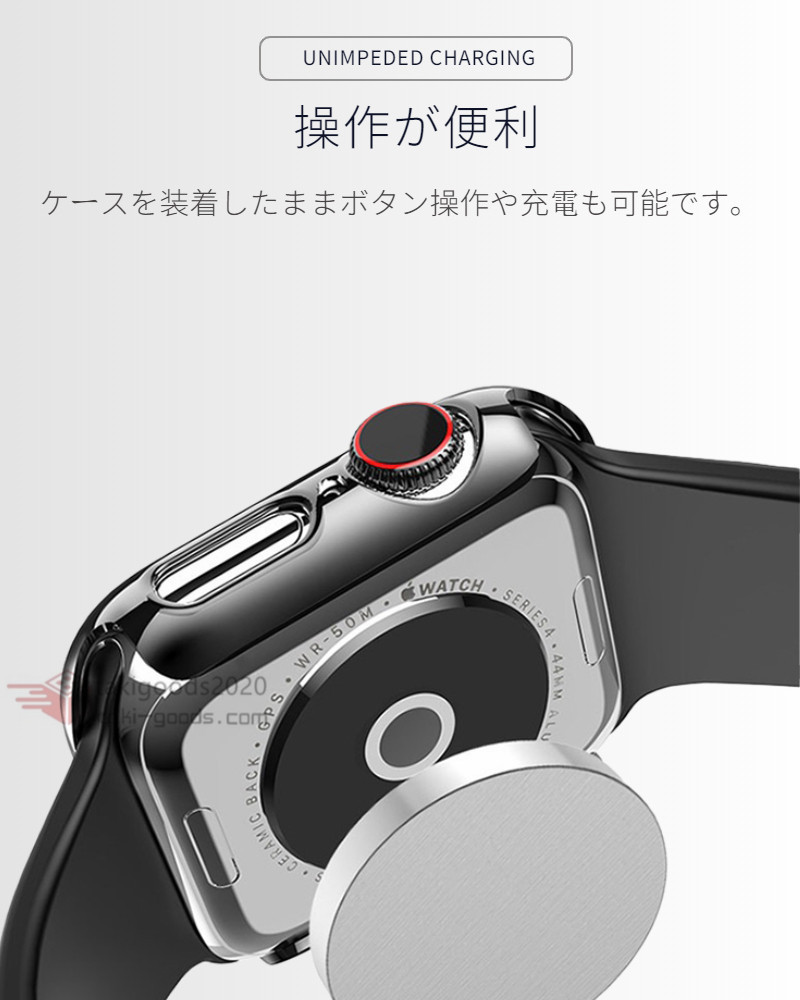 Apple Watch Series 9 8 7 6 5 4 Ultra 2 SE 2 用液晶までガラス保護フィルム式ケースカバー41 45 40 44mm用フルカバーPC保護ケースカバー_画像6