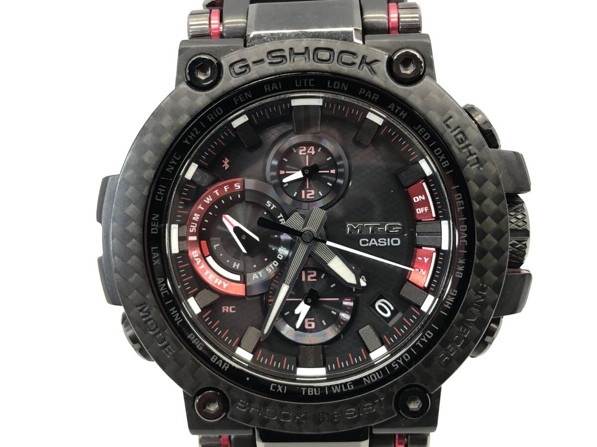 ■CASIO カシオ MT-G G-SHOCK Bluetooth 搭載電波ソーラー時計 MTG-B1000 中古品■の画像3