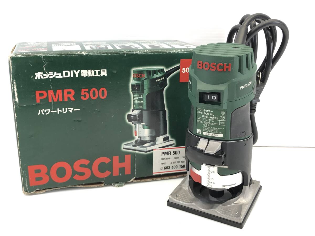 ■BOSCH ボッシュ パワートリマー PMR500 DIY 木工 木材 加工 切断 研磨 中古品■
