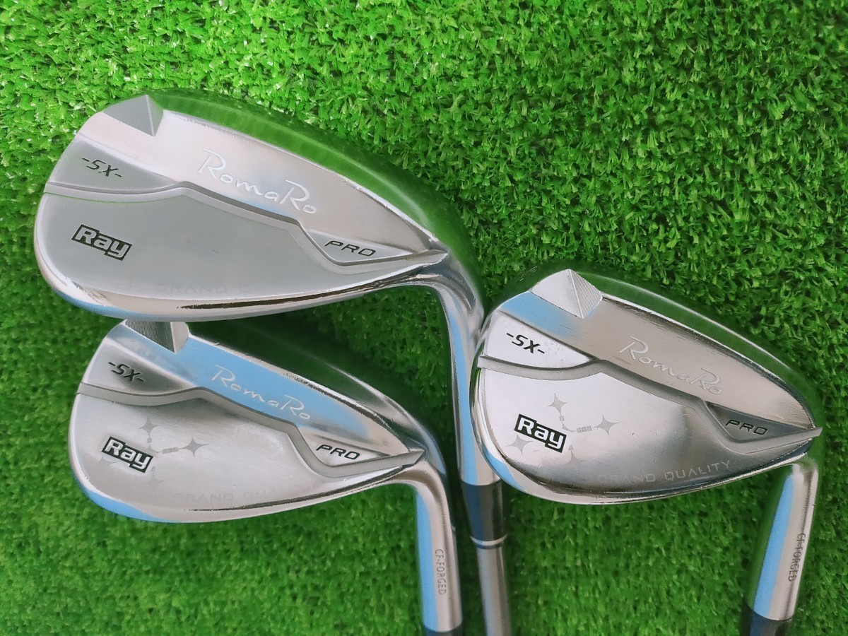 【送料無料】スチールファイバーi110CW X装着！48＆52&56セット。RomaRo ロマロ Ray SX-PRO WEDGE 2022 SteelFiberi110CW (W185,186,187)_画像1