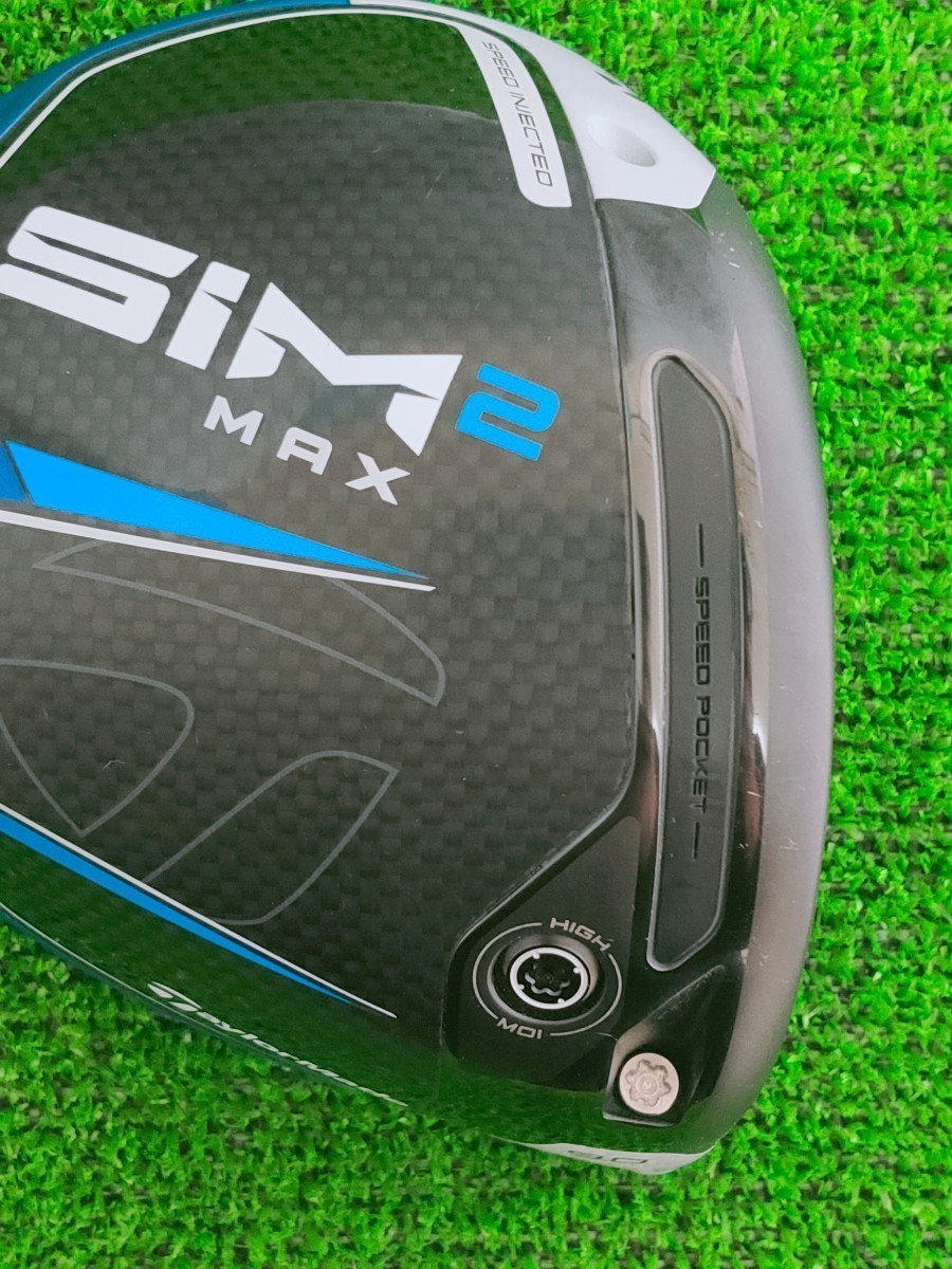 【送料無料】TaylorMade テーラーメイド SIM2 MAX シム2マックス 9.0° 9.0度 ヘッド単品。ヘッドカバー付き（DH509）_画像4