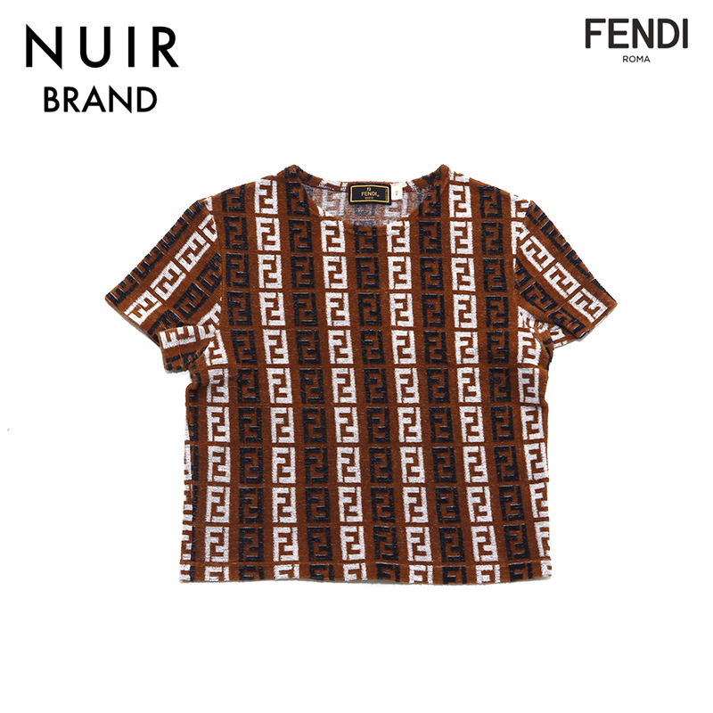 【先着50名限定クーポン配布中!!】 フェンディ FENDI 半袖Ｔシャツ ブラウン