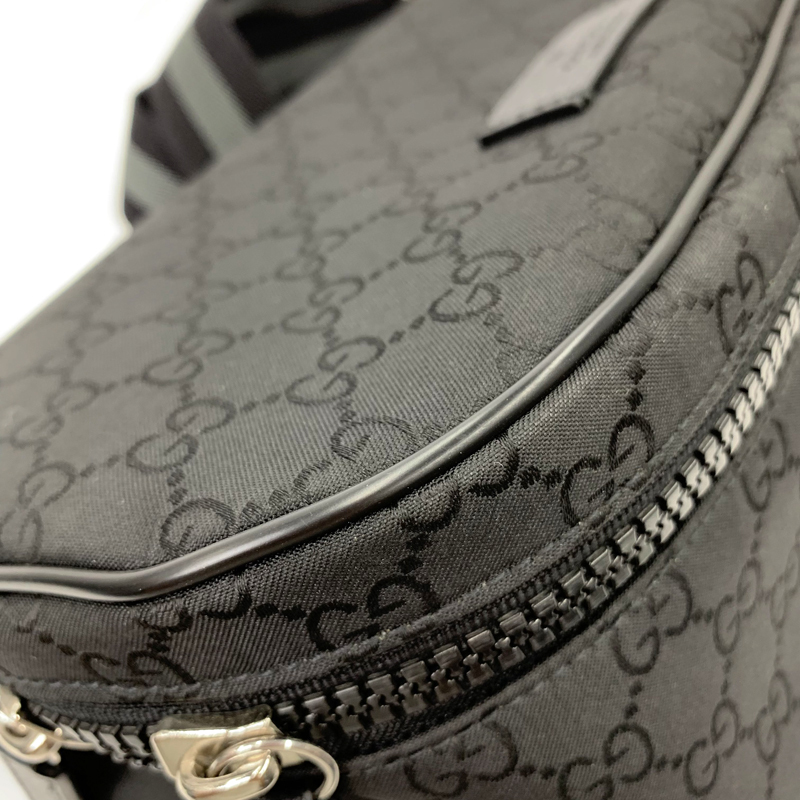 【先着50名限定クーポンを配布中!!】 グッチ GUCCI ボディバッグ ナイロン ブラック_画像6