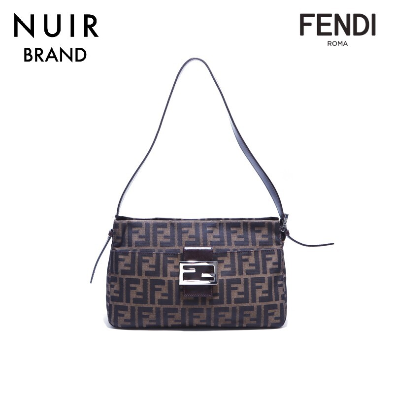 【先着50名限定クーポンを配布中!!】 フェンディ FENDI ショルダーバッグ ズッカ柄 ブラウン_画像1