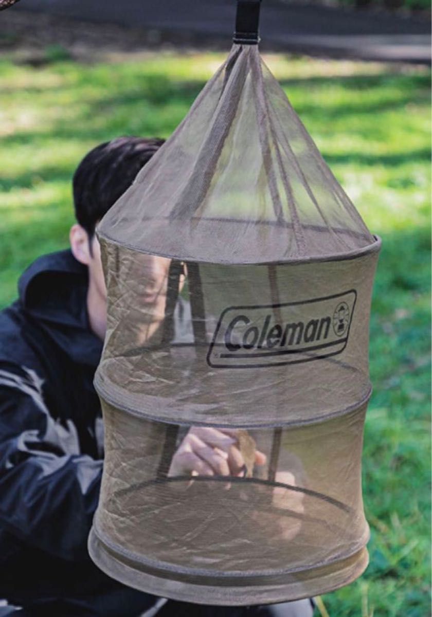 【新品未使用】URBS別注 COLEMAN ハンギングドライネット コールマン