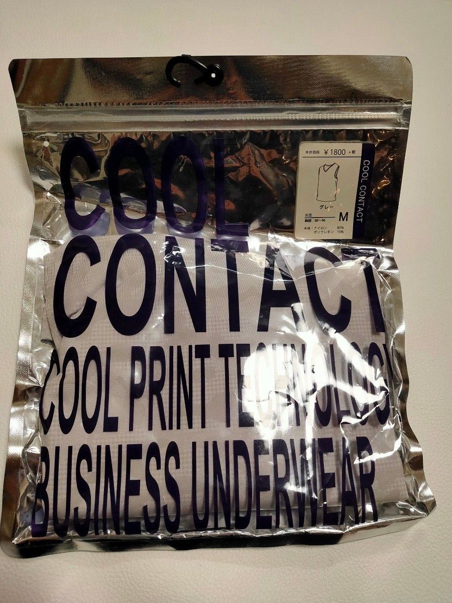 COOL CONTACT メンズ 未使用新品 ノースリーブ 冷感シャツ Ｍサイズ