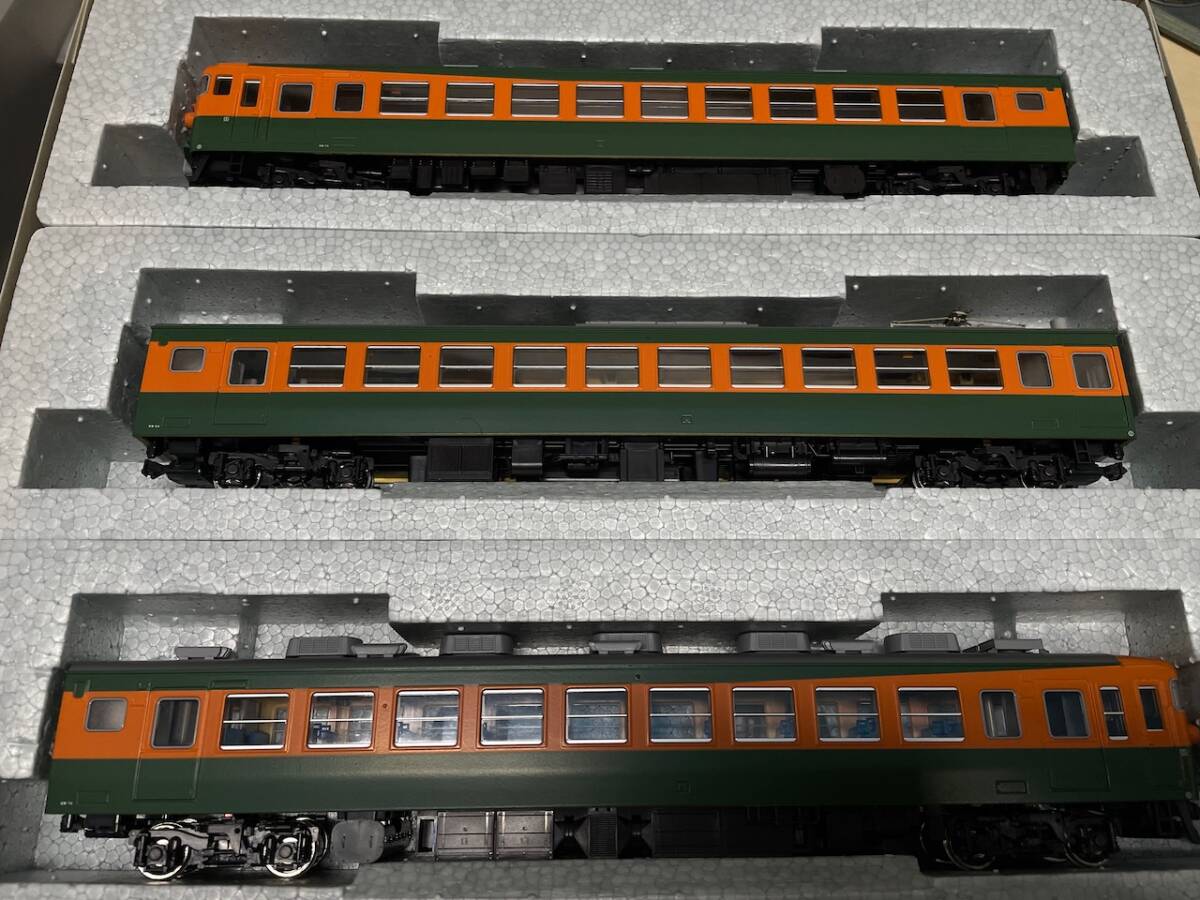KATO 165系 急行形電車 3両基本セット 3-505 古いのでシャンクです。_画像1