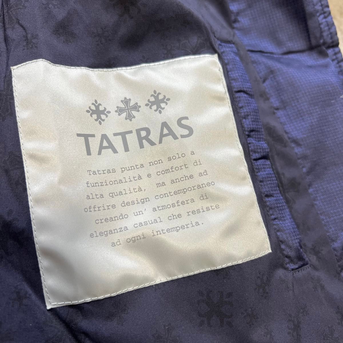 TATRAS タトラス DALIDA ロング ダウン キルティング ネイビー　紺　Sサイズ ダウンコート アウター ベルト