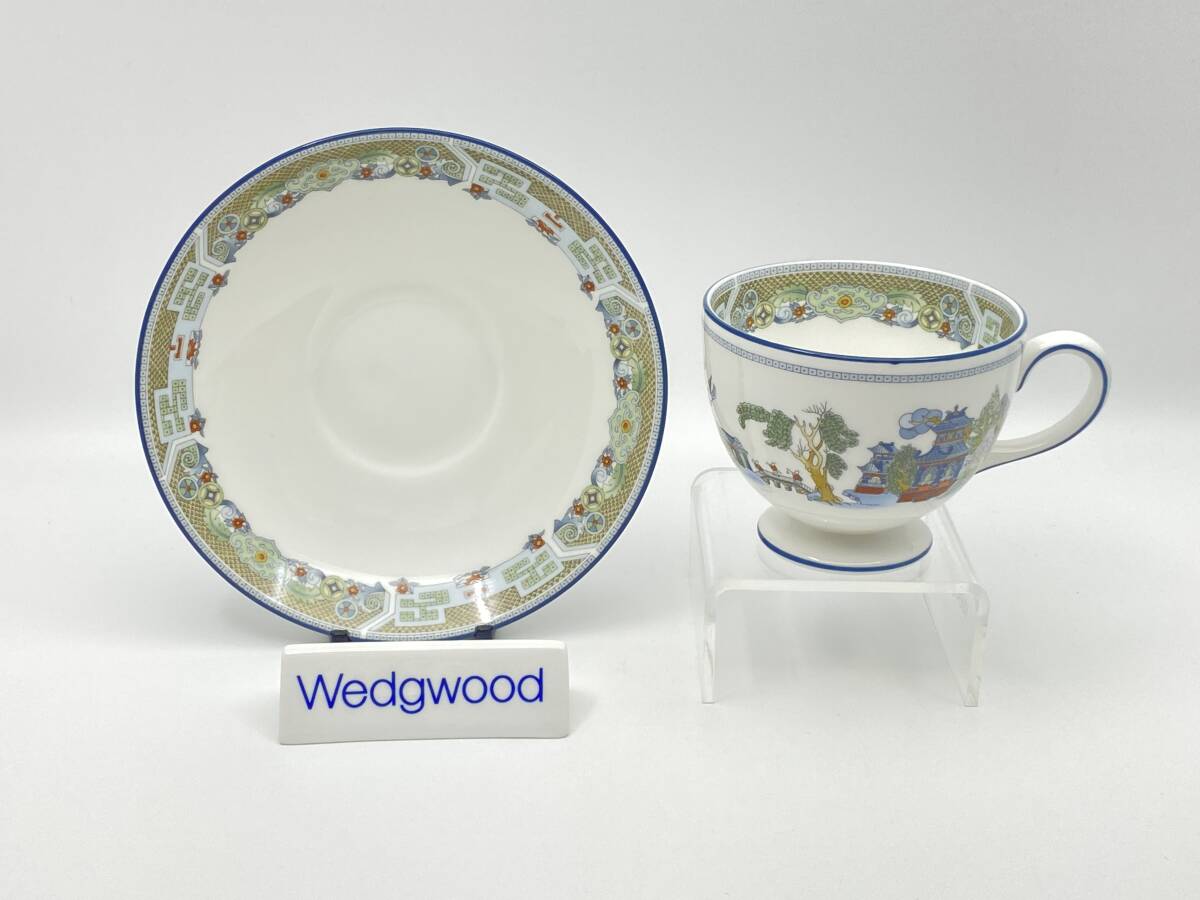 WEDGWOOD ウェッジウッド CHINESE LEGEND Tea Cup & Saucer チャイニーズレジェンド ティーカップ＆ソーサー *T947_画像2