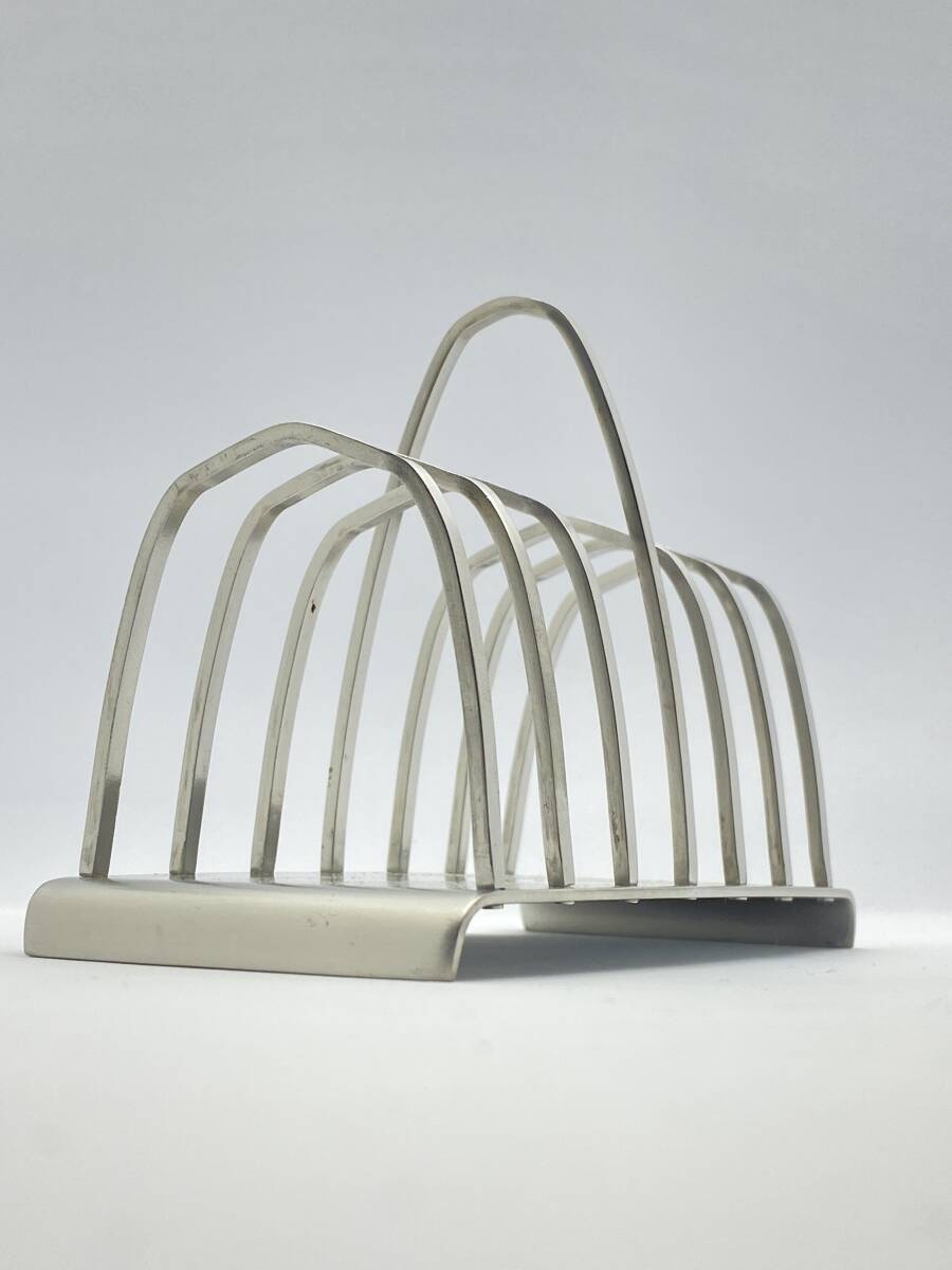 OLD HALL オールドホール CONNAUGHT 6-Slice Toast Rack コノート ステンレス 6スライストーストラック 年1959-84 (regd. 879702) *L547_画像5