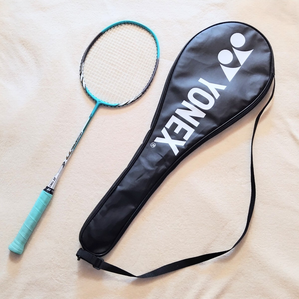 YONEX NANOSPEED77 バドミントンラケット ヨネックス ラケット バドミントン グリーン 緑 エメラルドグリーン 中古 送料無料 M3