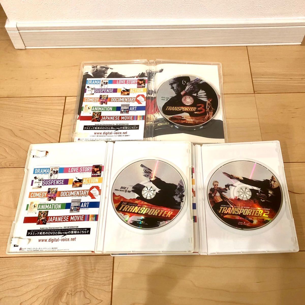 トランスポーター DVD セット販売 Vol. 1 2 3 ジェイスン・ステイサム スー・チー マット・シュルツ 動作確認済 送料無料 E3 の画像3