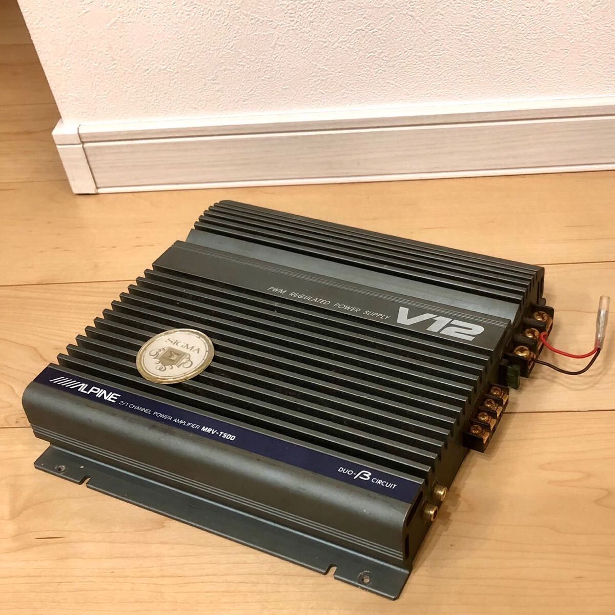 ALPINE MRV-T500 12V 2チャンネル パワーアンプ 2/1 CHANNEL ALPINE MRV-T500 12V 2チャンネル パワーアンプ 2/1 CHANNEL
