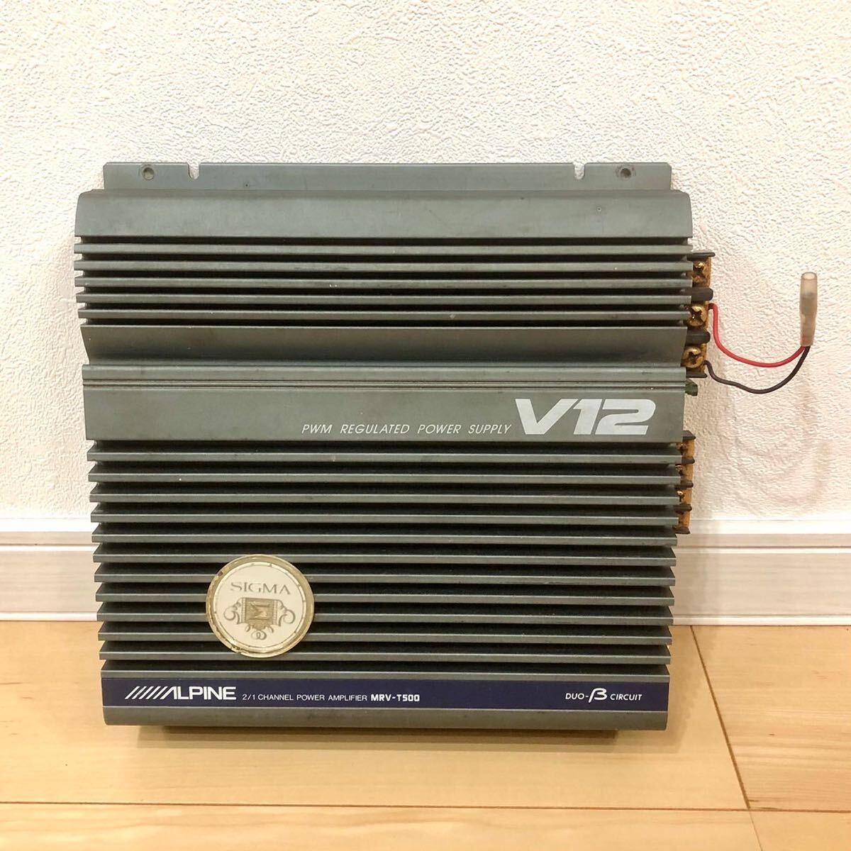 ALPINE MRV-T500 12V 2チャンネル パワーアンプ 2/1 CHANNEL ALPINE MRV-T500 12V 2チャンネル パワーアンプ 2/1 CHANNEL