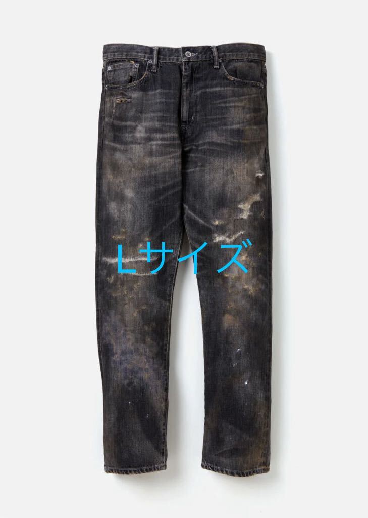 neighborhood SAVAGE DENIM DP MID PANTS Lサイズ　ブラック