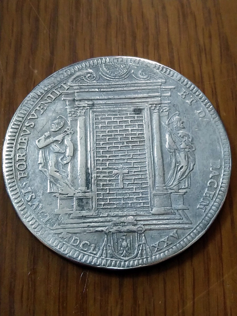 大型銀貨 メダル 42ミリ ３２グラム ヨーロッパ？ 不明の画像1