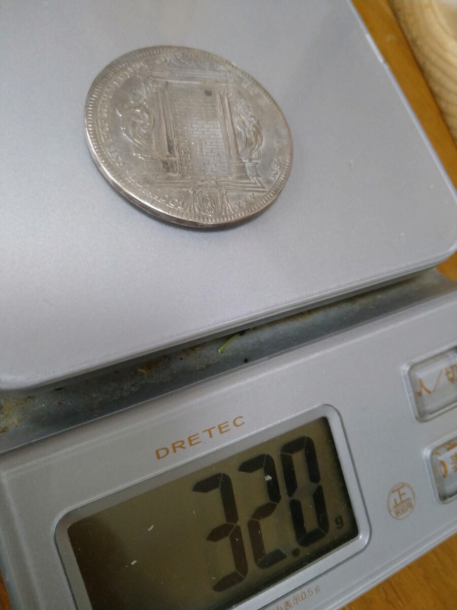 大型銀貨 メダル 42ミリ ３２グラム ヨーロッパ？ 不明の画像8