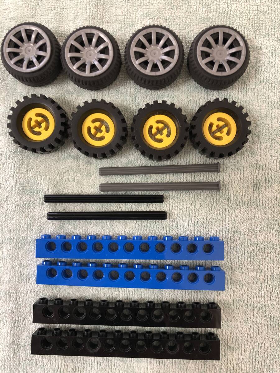 ジャンク 部品 レゴ タイヤ ホイール 車輪セット （その3）                    0117－00860－21の画像1