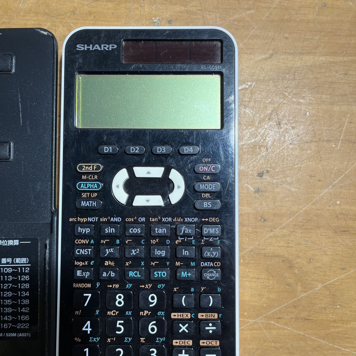 SHARP standard scientific calculator /EL-509M