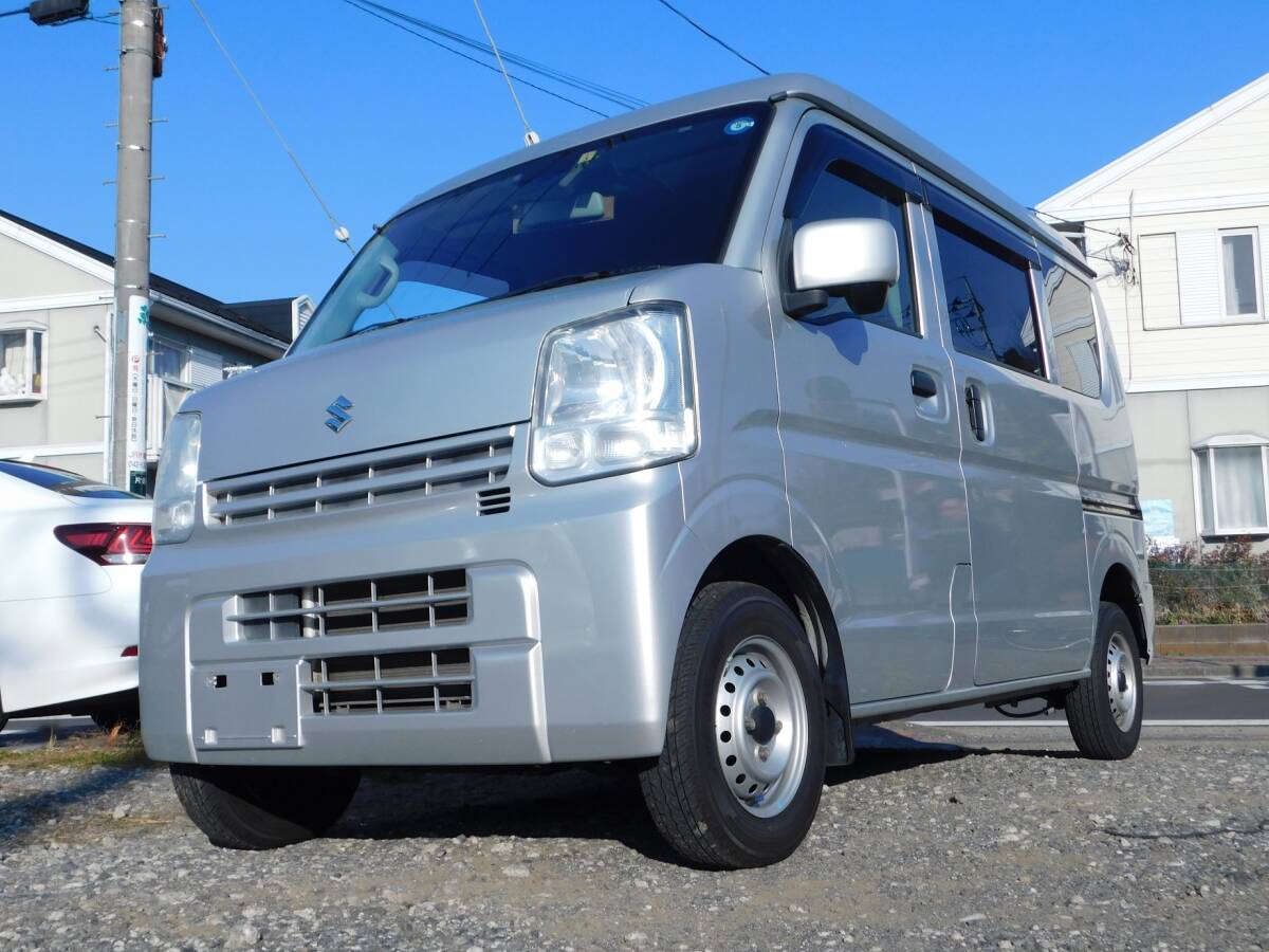 エブリバン、H28年式DA17V無事故車両。安心ブレーキパッケージ＆豪華装備車両。車検整備点検済み（安心乗り出し）令和８年5月まで車検有_画像3