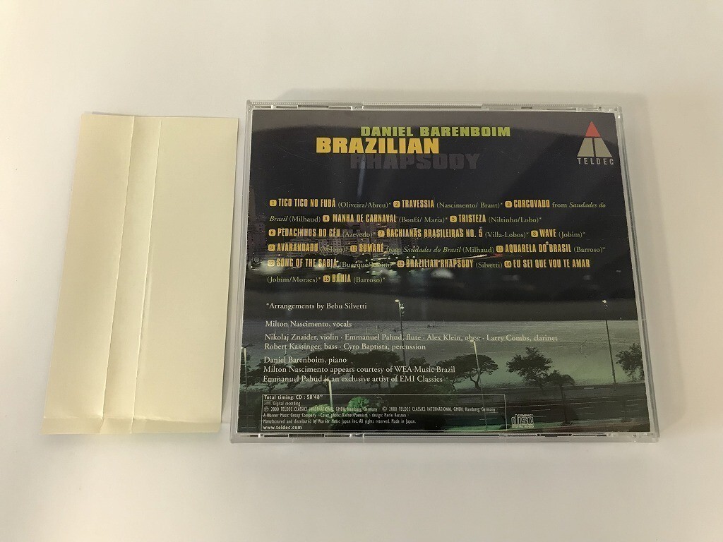 SF079 ダニエル・バレンボイム / ブラジリアン・ラプソディ 【CD】 928_画像2