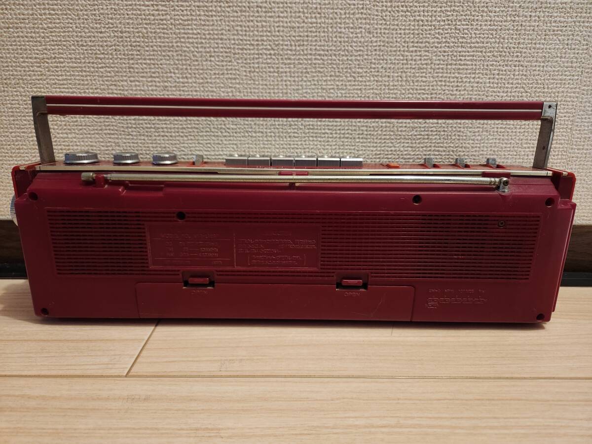 SANYO サンヨー ラジカセ MR-U4 SF FM AMステレオラジオカセットレコーダー ジャンク_画像2