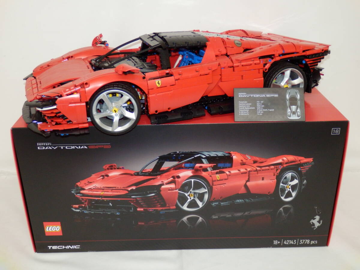 069H195C♪ 【現状品】レゴ (LEGO) テクニック フェラーリ Ferrari Daytona SP3_画像1