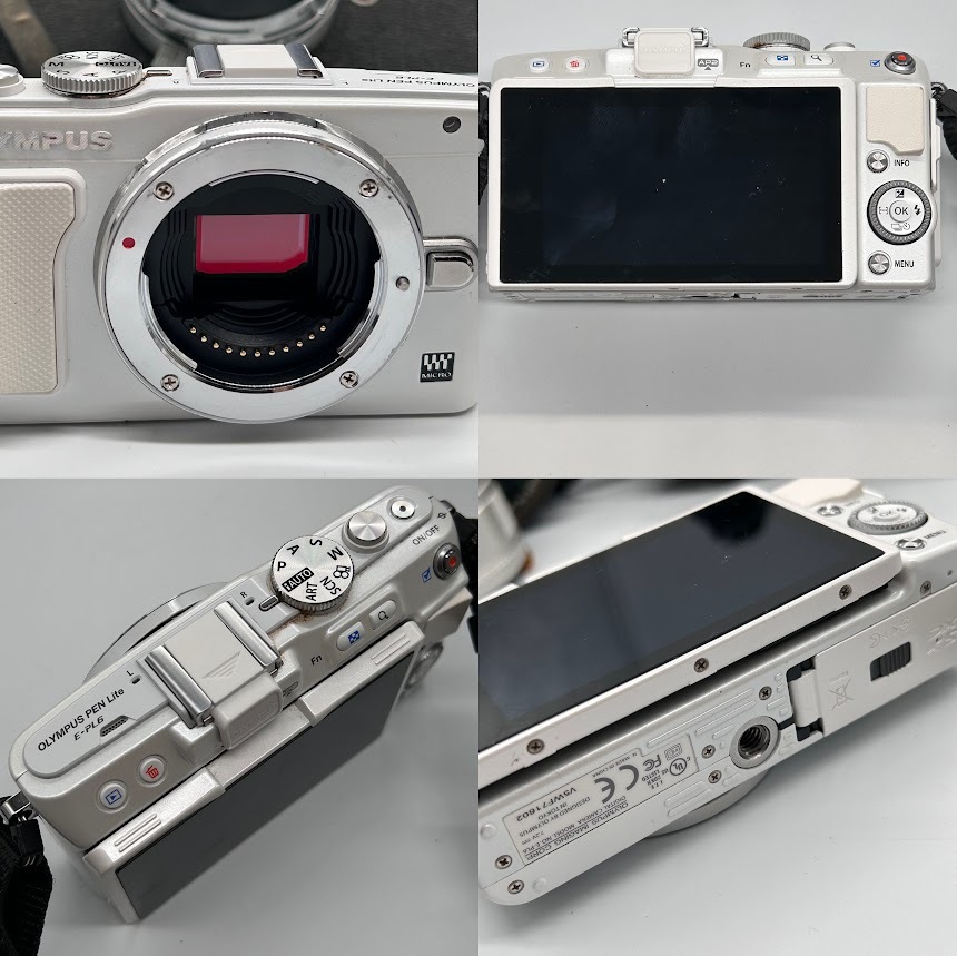 【Y-７】カメラ OLYMPUS PEN E-PL1 lite E-PL6 minolta SR505 Canon SX30 IS FUJI RICOH PENTAX MZ-3 レンズ 40-150 14-42 14-42動作未確認_画像3