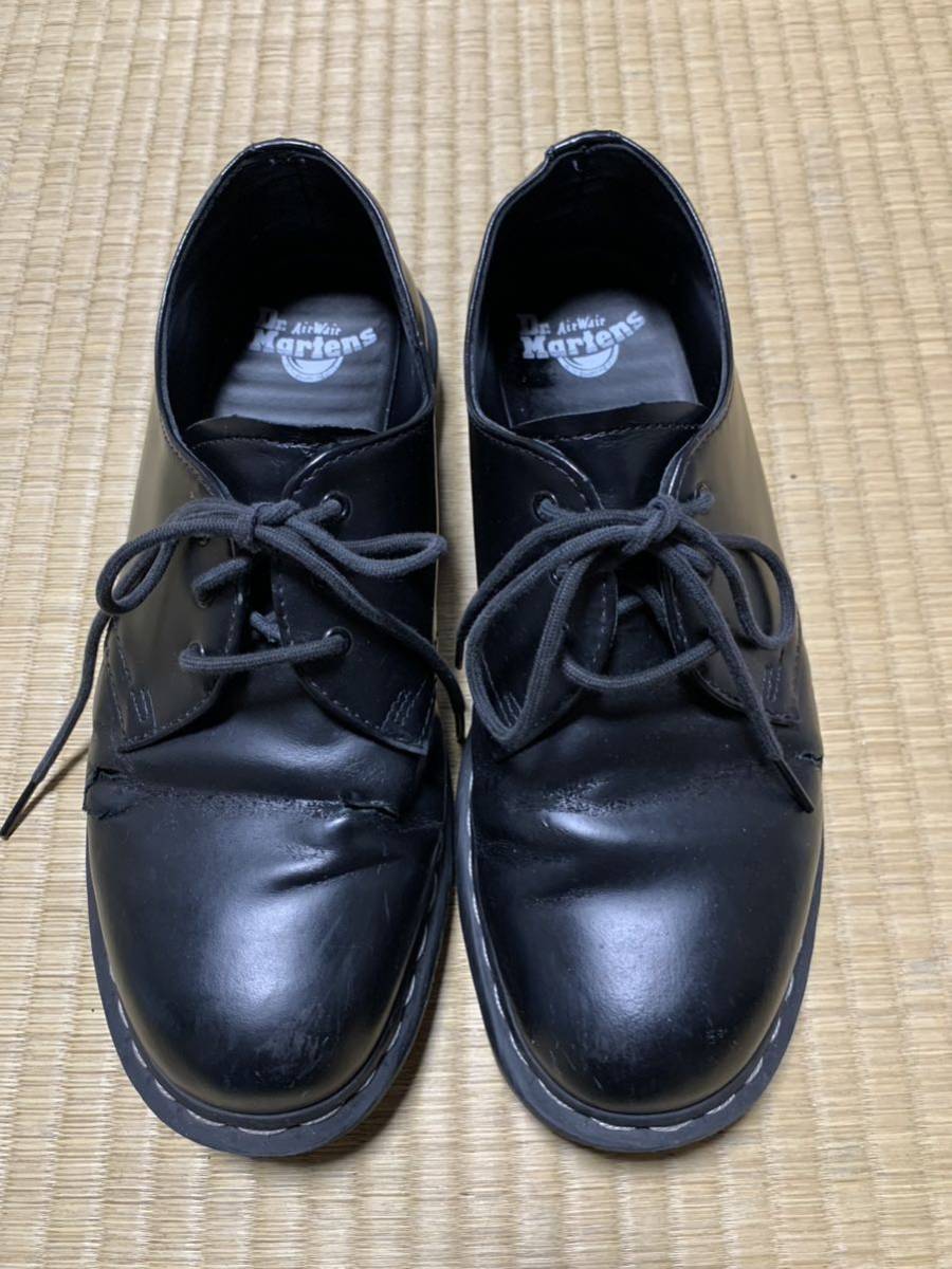 Dr Martens ドクター　マーティン　24757 3ホール　27cm US9 レザーシューズ 要修理_画像1