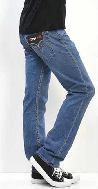 リーバイス 505 レギュラーストレート タイプ1 デニムパンツ W34 定価13200円 ライトユーズド LEVI'S TYPE-1 ビッグE 52440-0004の画像2