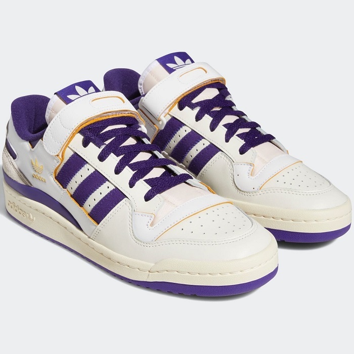  Adidas Originals forum 84 low 26.5cm regular price 14300 jpy white / purple white purple FORUM 84 LOW