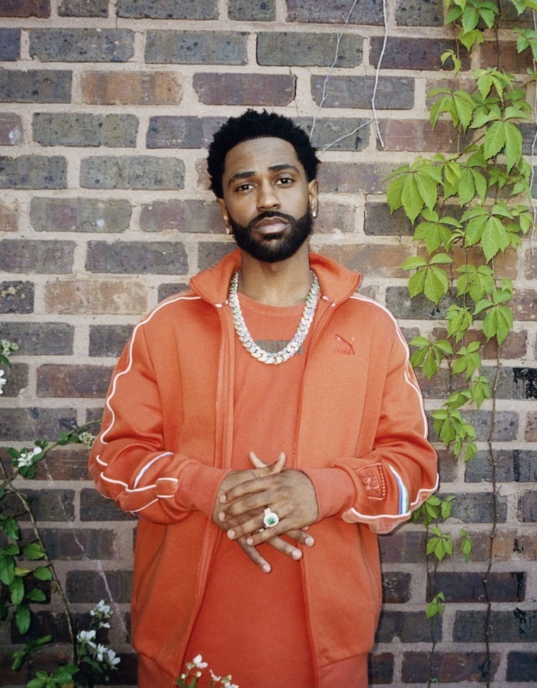 プーマ ビッグショーン コラボ メンズ スタンドカラージャケット US/Sサイズ(M相当) 定価13200円 オレンジ BIG SEAN スウェット ベロア_ビッグショーン着用カラー