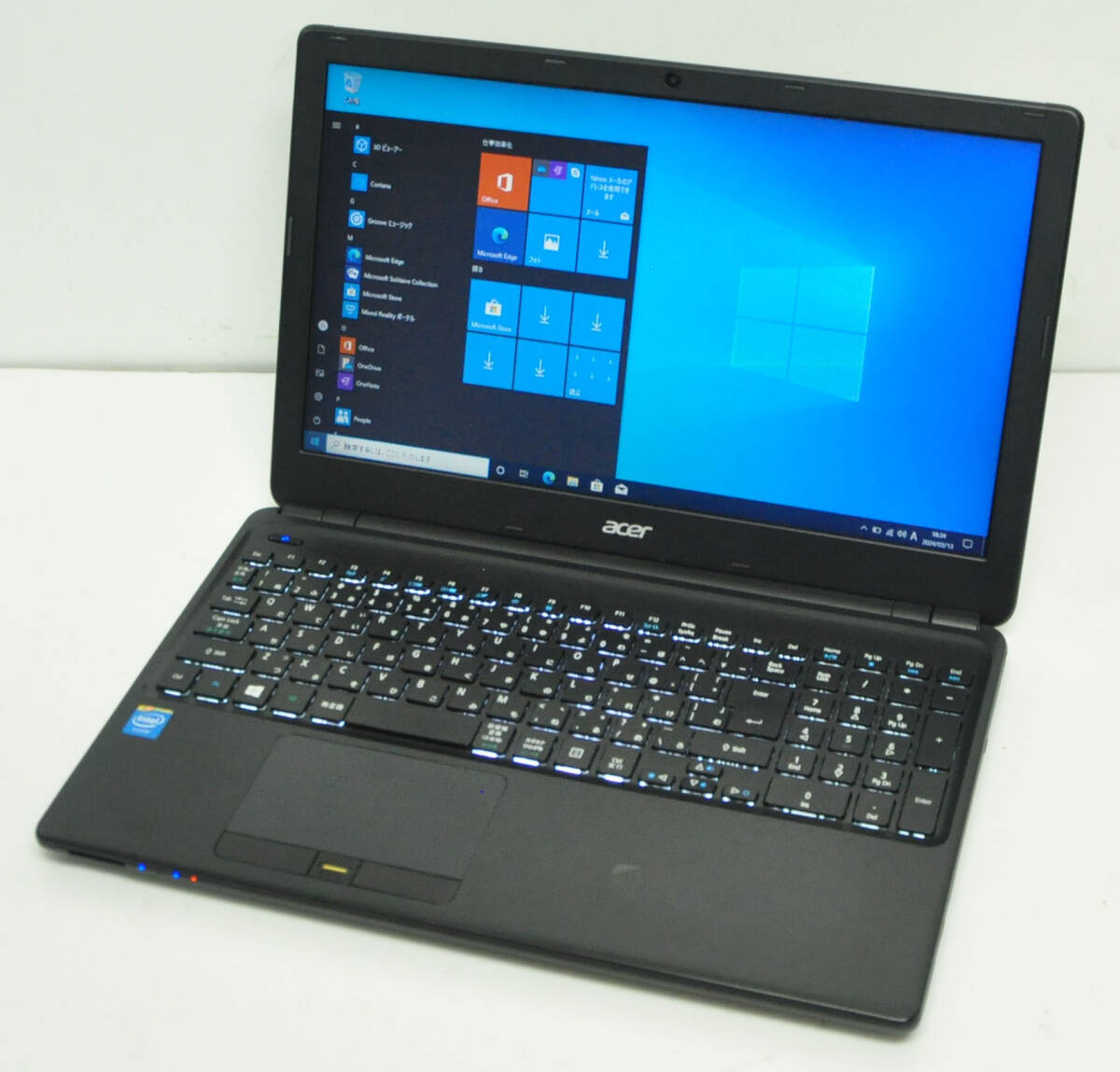 ♪ 良品 Acer TravelMate P455M ♪ 大画面15.6インチ Celeron 2955U/ メモリ4GB/ HDD:500GB/ カメラ/ WLAN/ マルチ/ テンキー/ Win10_画像1