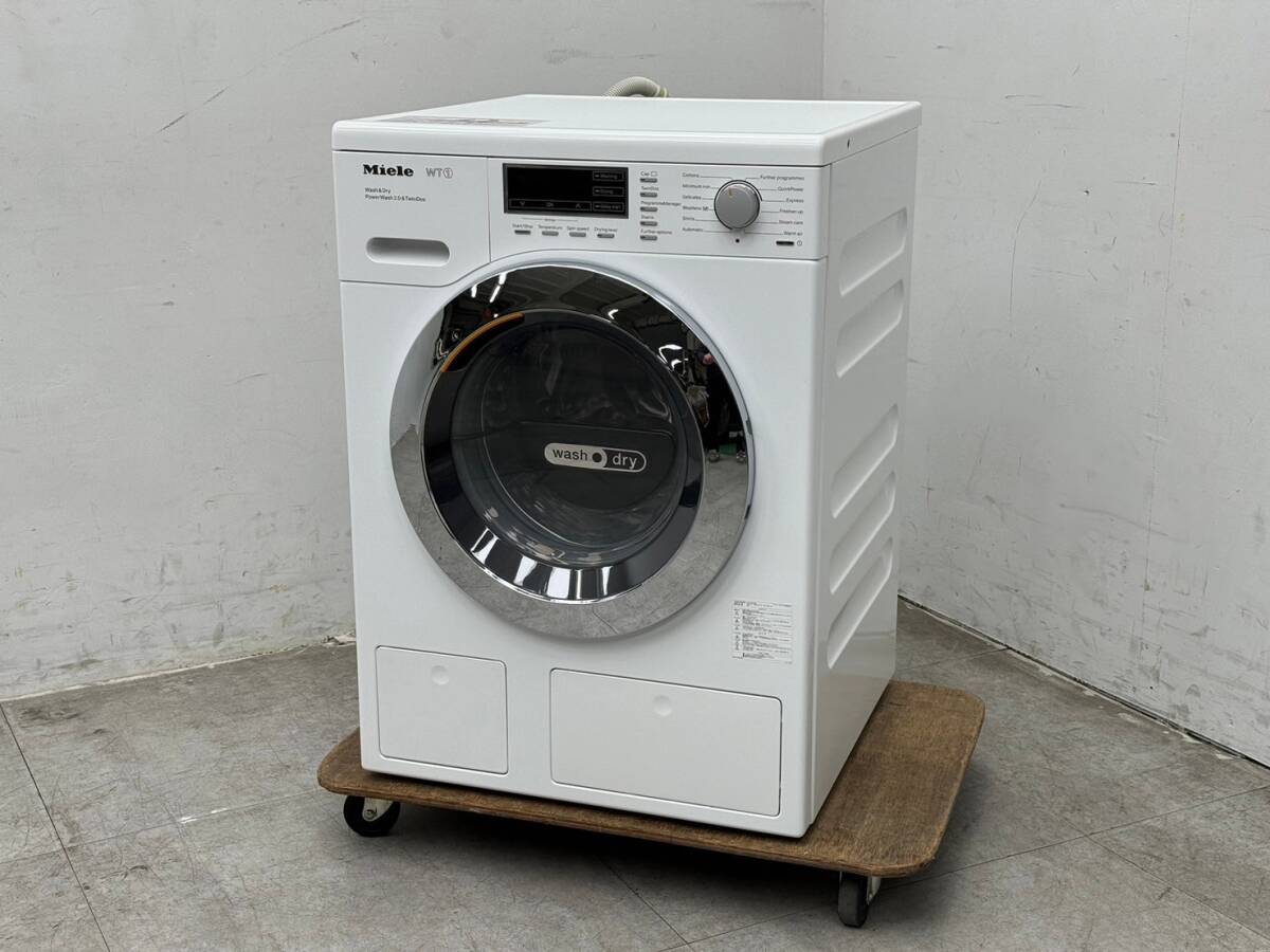 T616☆超美品☆Miele　ミーレ　ドラム式洗濯乾燥機　WTH120　WPM　7/4kg　自動投入　2018年製　51万_画像1