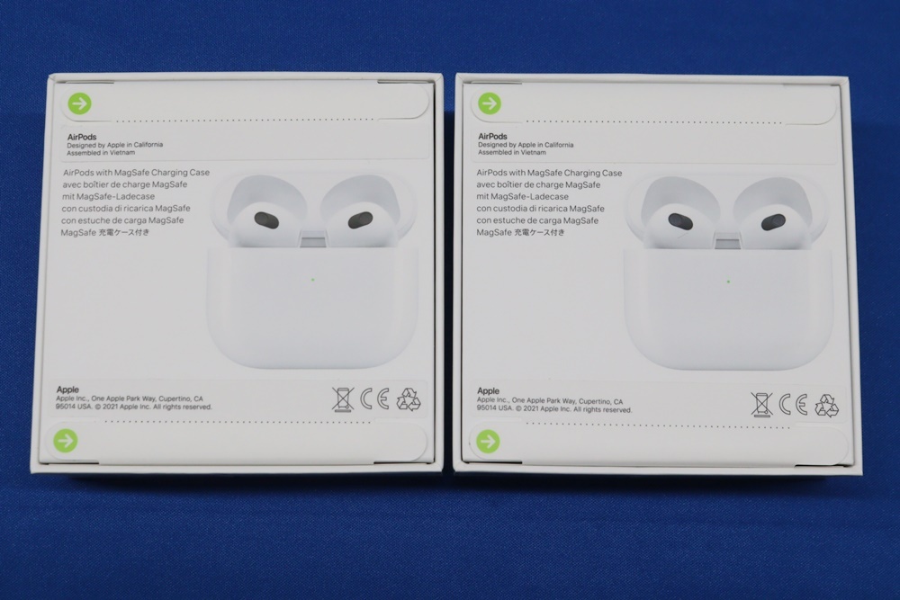 ２個セット　未開封　第3世代　アップル　AirPods　MagSafe　MME73J/A　 エアポッズ　ワイヤレスイヤフォン　AirPods3　エアポッズ3_画像2