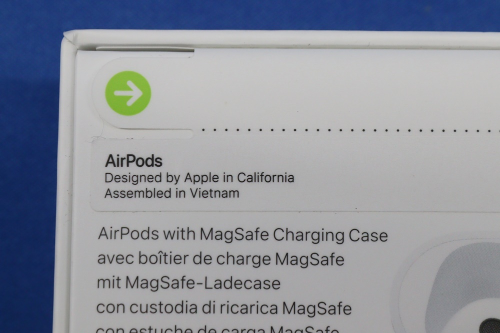 ２個セット　未開封　第3世代　アップル　AirPods　MagSafe　MME73J/A　 エアポッズ　ワイヤレスイヤフォン　AirPods3　エアポッズ3_画像3