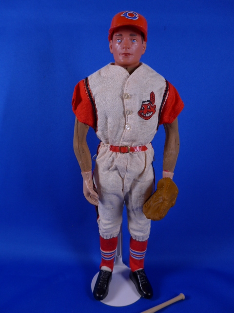 1960年代スポーツフィギュア　Johnny Heroフィギュアとクリーブランド・インディアンス/Cleveland Indians　ユニフォーム一式_画像1