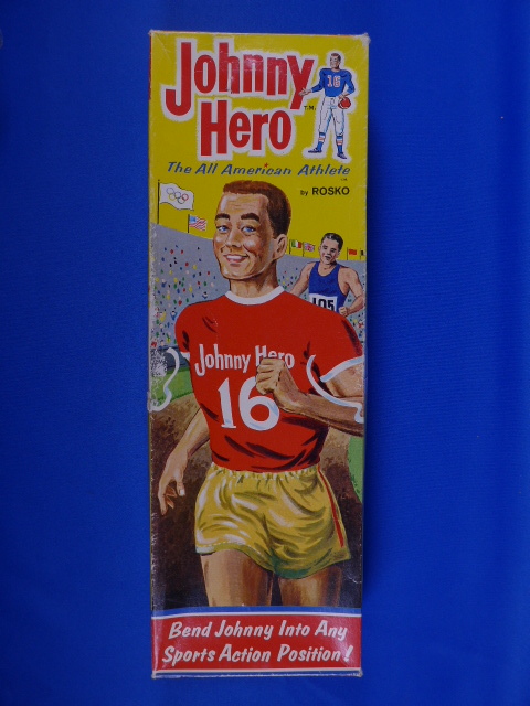 1960年代スポーツフィギュア　ROSKO　Johnny Hero　箱入り　未使用品　その1_画像2