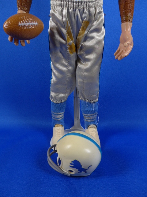 1960年代スポーツフィギュア　Johnny Hero（Olympic Hero）フィギュアとNFL　デトロイト・ライオンズ/Detroit Lionsのユニフォーム一式_画像3