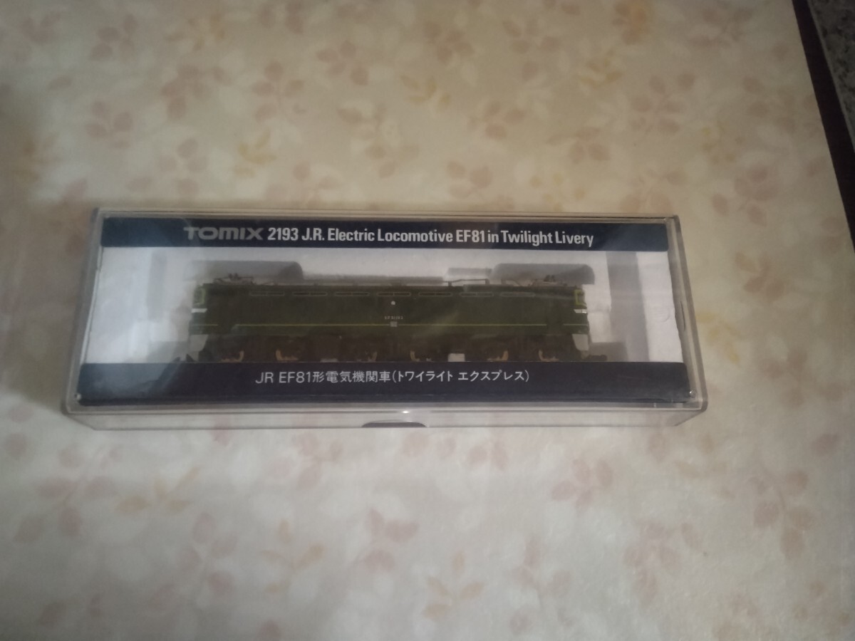 トミックス TOMIX Nゲージ JR 鉄道模型 2193 EF81電気機関車　トワイライトエクスプレス色_画像1