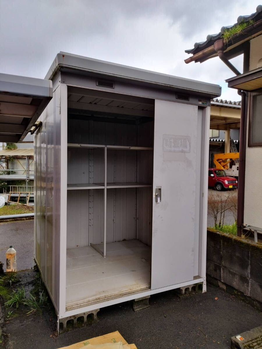 [ dismantlement receipt only (pick up) ] Fukui prefecture departure * not yet dismantlement Inaba storage room NEW Bay si-MBW-32 width 1790X depth 1790X height 2320. receipt when dismantlement can do person only 