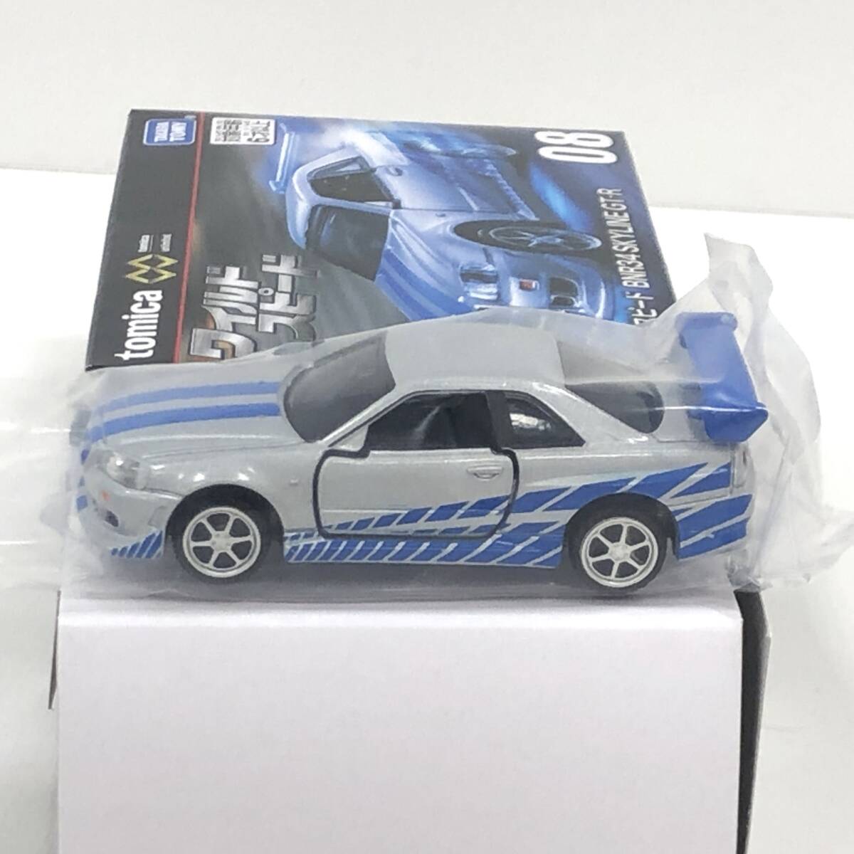 【1円～】トミカプレミアムunlimited ワイルド・スピード 06+08 各2個,計4点セット tomica 1999 SKYLINE GT-R・BNR34 NISSAN【中古品】_画像7