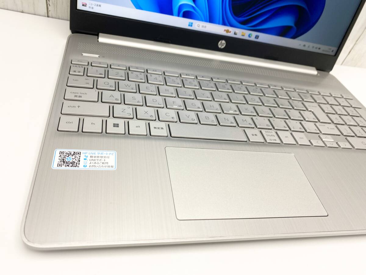 【最新OS Windows11】SSD1TB メモリ32GB HP ノートPC Laptop 15s-fq5xxx 第12世代Core i7-1255U Office Webカメラ Bluetooth_画像3